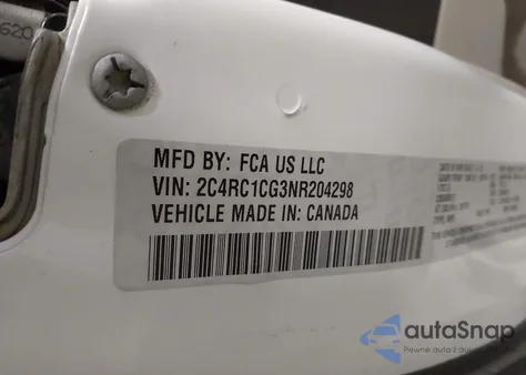 2022 Chrysler Voyager Lx from USA, damaged, VIN 2C4RC1CG3NR204298